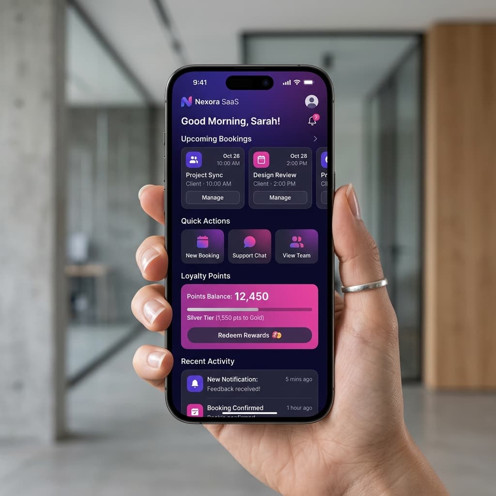 CoreSuite Customer App Mockup
